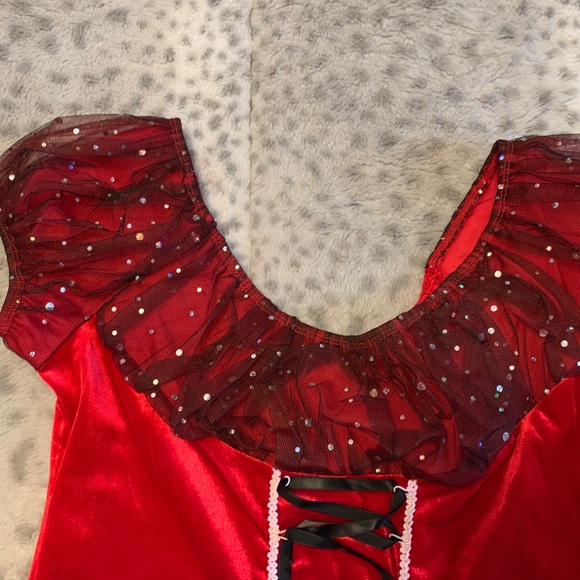 Very full tulle tutu with velour bodysuit. - Picture 4 of 13